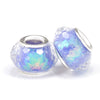 Wholesale Metal Resin Beads Totem Pattern Electroplated Bracelet And Necklace Beaded Accessories