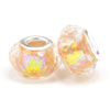 Wholesale Metal Resin Beads Totem Pattern Electroplated Bracelet And Necklace Beaded Accessories