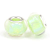 Wholesale Metal Resin Beads Totem Pattern Electroplated Bracelet And Necklace Beaded Accessories