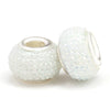 Wholesale Metal Resin Beads Totem Pattern Electroplated Bracelet And Necklace Beaded Accessories