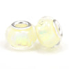 Wholesale Metal Resin Beads Totem Pattern Electroplated Bracelet And Necklace Beaded Accessories