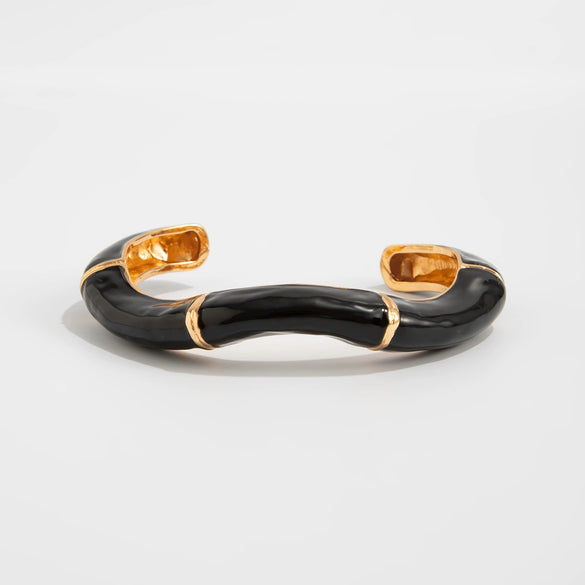 Wholesale Metal Retro Enamel Oil Dropping Irregular Wave Women's Bracelet