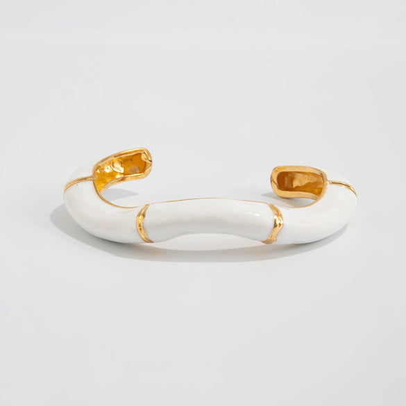 Wholesale Metal Retro Enamel Oil Dropping Irregular Wave Women's Bracelet