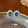 Wholesale Metal Retro Flower Design Diamond Pearl Earrings For Women