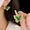 Wholesale Metal Retro Flower Design Diamond Pearl Earrings For Women
