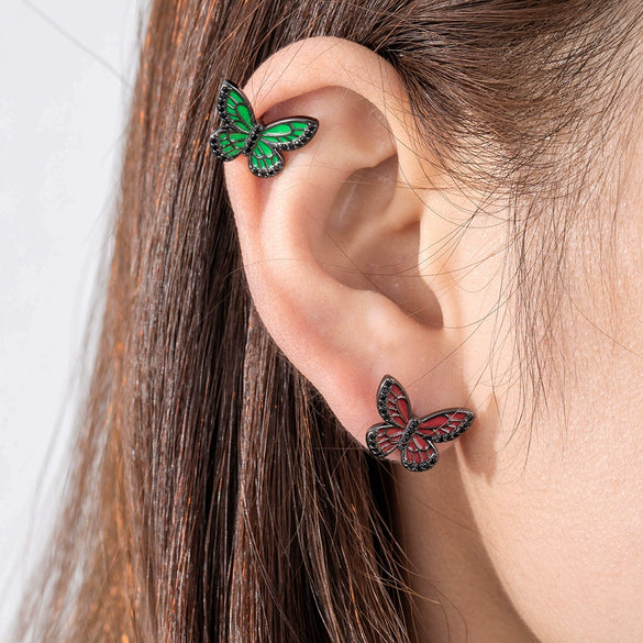 Wholesale Metal Retro Geometric Zirconia Screw Piercing Jewelry For Women