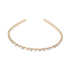 Wholesale Metal Retro Hair Band Set With Gold Pearl Rhinestone Electroplating Treatment For Women