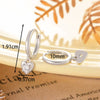 Wholesale Metal Retro Heartshaped Zircon Earrings For Women