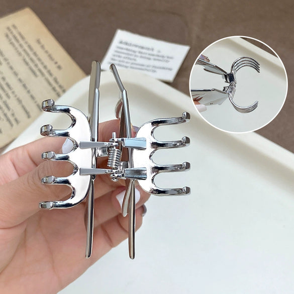 Wholesale Metal Shark Clip Hairpin For Women Simple Animal Style Electroplated