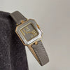 Wholesale Metal Small Square Watches With Steel Straps Fashionable Stylish General Gender Pointer Display