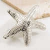 Wholesale Metal Spring Hair Clip For Women With Starfish Shape And Electroplating Treatment In Fashion Ol Style