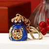 Wholesale Metal Strawberry Creative Cute Women's Rhinestone Keychain