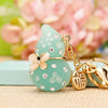 Wholesale Metal Strawberry Creative Cute Women's Rhinestone Keychain