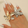 Wholesale Metal Stud Earrings Alloy Geometric Flower Leaf Electroplating For Women