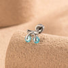 Wholesale Metal Sweet Style Fruit Shape Electroplating Titanium Steel Cartilage Puncture Ear Bone Nail