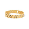Wholesale Metal Wind Titanium Steel Bracelet Stainless Steel Pvd Plated Geometric Women's Bracelet