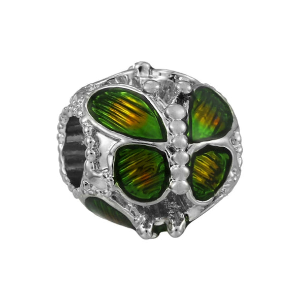 Wholesale Metal Women Accessories With Butterfly Four Leaf Clover Heart Shape And Totem Pattern Electroplated