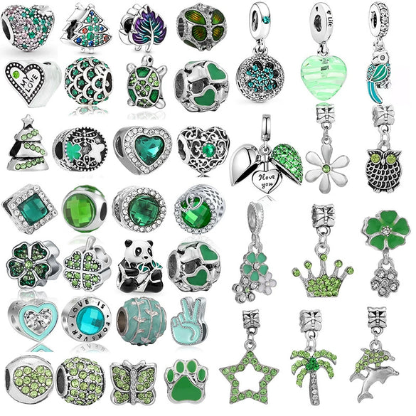 Wholesale Metal Women Accessories With Butterfly Four Leaf Clover Heart Shape And Totem Pattern Electroplated