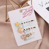 Wholesale Metal Women's Cute Fairy Cat Star Hairpin Side Clip With Electroplating Treatment