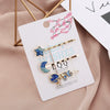 Wholesale Metal Women's Cute Fairy Cat Star Hairpin Side Clip With Electroplating Treatment