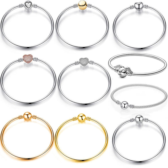 Wholesale Metal Zircon Bracelet With Geometric Design And Electroplating Process