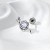 Wholesale Metal Zirconia Snakeshaped Earrings For Unisex Cartilage Piercing