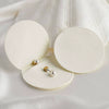Wholesale Microfiber Envelope Jewelry Bag With Double Sided Velvet Round Shape Thermal Transfer Printing