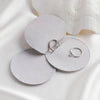 Wholesale Microfiber Envelope Jewelry Bag With Double Sided Velvet Round Shape Thermal Transfer Printing