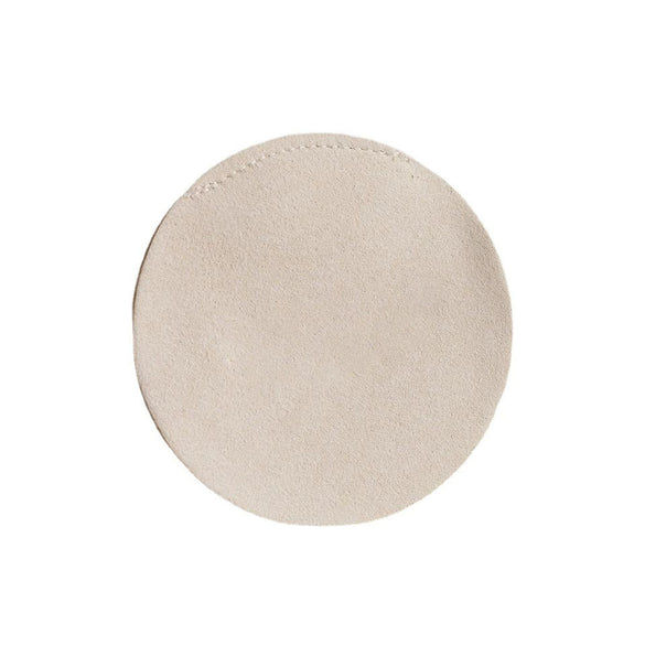 Wholesale Microfiber Envelope Jewelry Bag With Double Sided Velvet Round Shape Thermal Transfer Printing