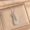 Wholesale Micropaved Zircon Accessories Set Light Luxury Geometric Style Copper O Word Chain Necklace And Earrings For Women And Unisex Vacuum Furnace Electroplated 18K