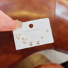 Wholesale Mini Compact Exquisite Women's Earrings Copper Needle Lovely Style With Letters Numbers Text Microinlay