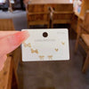 Wholesale Mini Compact Exquisite Women's Earrings Copper Needle Lovely Style With Letters Numbers Text Microinlay