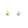 Wholesale Mini Earrings 925 Sterling Silver Geometric Niche Design Microinlay For Women