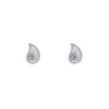 Wholesale Mini Earrings 925 Sterling Silver Geometric Niche Design Microinlay For Women