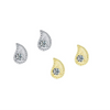 Wholesale Mini Earrings 925 Sterling Silver Geometric Niche Design Microinlay For Women
