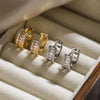 Wholesale Mini Exquisite Copper Plated Real Gold Zircon Geometric Style Micropaved Women's Earrings