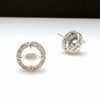 Wholesale Mini Imitation Pearl Earrings Copper Geometric Electroplating Women's Fashion Accessories
