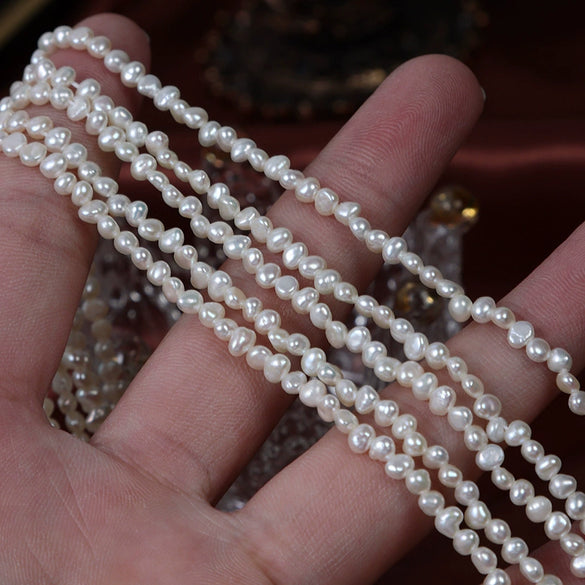 Wholesale Mini Strong Light Asymmetrical Natural Freshwater Pearl Baroque Specialshaped Diy Material