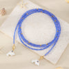 Wholesale Minimalist Ceramic Crystal Copper Ushaped Dolphin Necklace With Electroplating