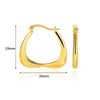 Wholesale Minimalist Copper Earrings With Electroplating Treatment