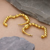Wholesale Minimalist Copper Earrings With Electroplating Treatment