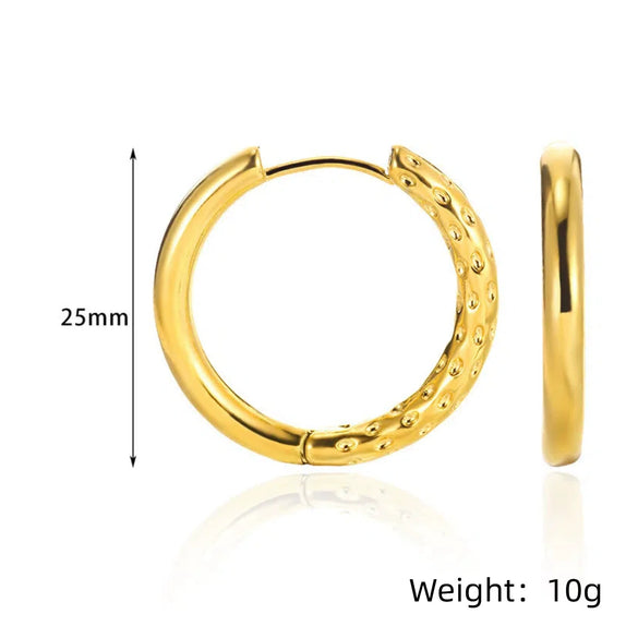 Wholesale Minimalist Copper Earrings With Electroplating Treatment