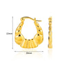 Wholesale Minimalist Copper Earrings With Electroplating Treatment