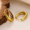 Wholesale Minimalist Copper Earrings With Electroplating Treatment