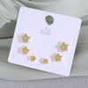 Wholesale Minimalist Copper Earrings With Heart Drop Geometric Shapes Electroplated For Women
