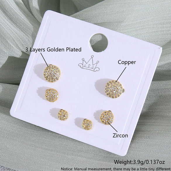 Wholesale Minimalist Copper Earrings With Heart Drop Geometric Shapes Electroplated For Women