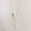 Wholesale Minimalist Copper Freshwater Pearl Pendant Jewelry With Rice And Droplet Shape Pearls