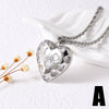 Wholesale Minimalist Copper Heart Shape Pendant Necklace Gold Plated For Women