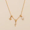 Wholesale Minimalist Copper Heart Shape Zircon Necklace For Women With Electroplating