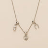 Wholesale Minimalist Copper Heart Shape Zircon Necklace For Women With Electroplating